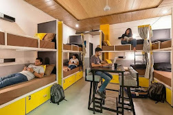 Dormitory bunk beds hostel Jim Corbett Ramnagar Jungle Junction